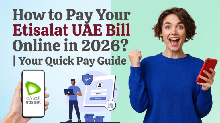Quick Pay Etisalat online bill payment and prepaid recharge in UAE
