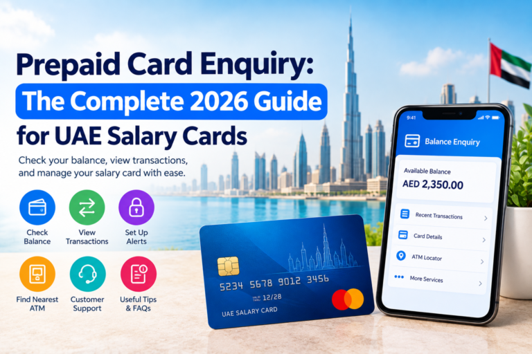 Prepaid Card Enquiry: The Complete 2026 Guide for UAE Salary Cards prepaid card enquiry