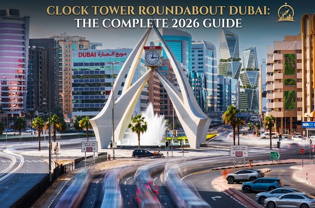Clock Tower Roundabout Dubai in Deira